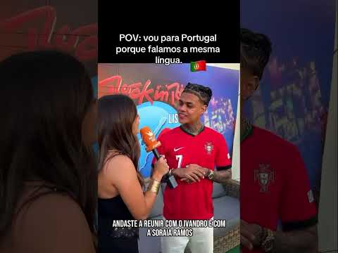 E o mc cabelinho, que não entendeu foi nada 😂 #gringa #portugal #funk #musica