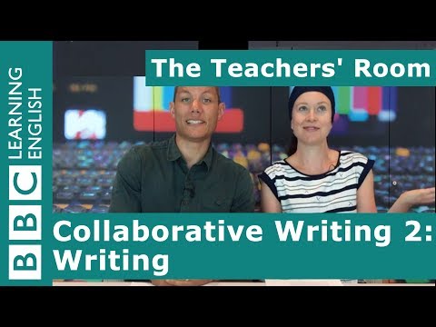 教師の部屋コラボレーションライティング２：ライティング (The Teachers' Room: Collaborative Writing 2: Writing)