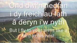 Lle fyswn i -- Gwyneth Glyn (gyda geiriau a chyfieithiad / with lyrics and English translation)