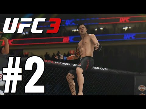UFC 3 Middleweight Career Mode Walkthrough Part 2 - ONE PUNCH KNOCKOUT!
