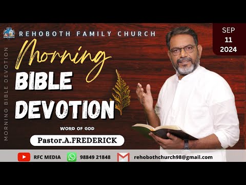 Morning Bible Devotion | 11 SEPTEMBER 2024 | DAY 401 | Pastor.A.Frederick | RFC