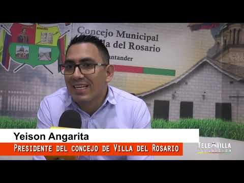 Yeison Angarita Presidente del concejo de Villa del Rosario