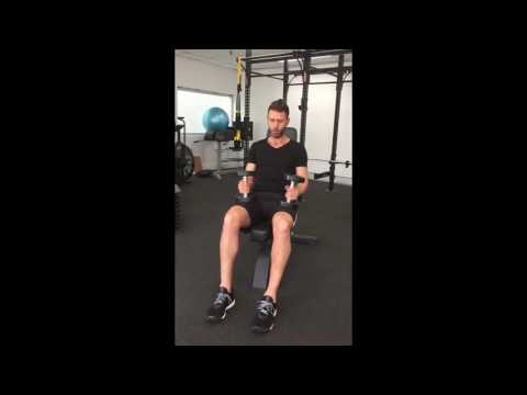 Incline Offset Dumbbell Curl