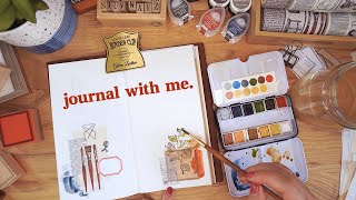 journal with me ✷ decorating spreads in my traveler's notebook