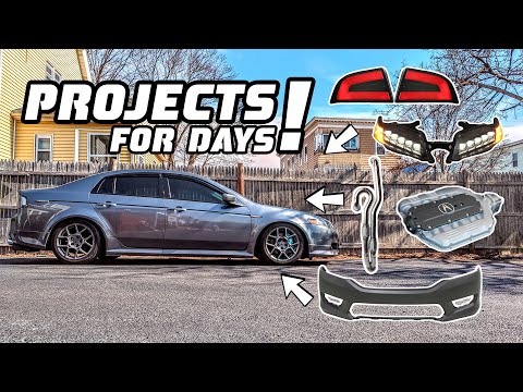 Acura TL Parts and Projects for DAYS!! (Jewel Eye, Bumper Conversion, and MORE!)