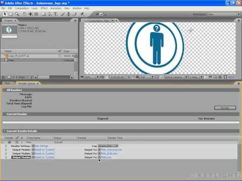 Kurs After Effects II.  112.  Rendering z QuickTime