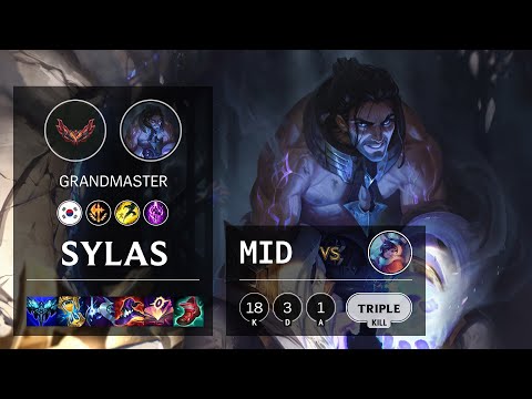 Sylas Mid vs Nunu & Willump - KR Grandmaster Patch 12.2