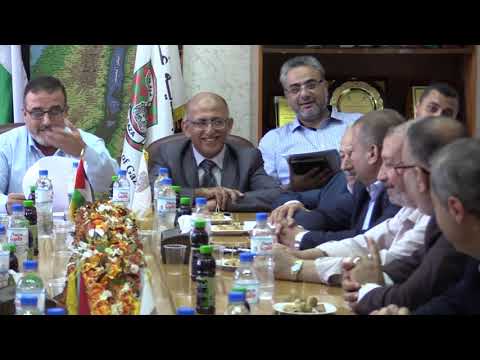 تسليم واستلام المجلس البلدي الجديد لمدينة غزة