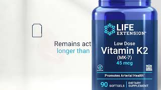 Life Extension Low Dose Vitamin K2! – Life Extension