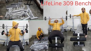 Lifeline 309 Adjustable Bench #gym #workout #machine