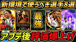 アプデで評価爆上げした超優秀選手10選！この選手達が超強い！おすすめ育成＆能力まで徹底解説！【eFootball,イーフットボール,イーフト】