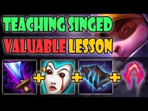 Teemo vs Singed - He Wants To PROXY On Me?! NEW SEASON 9 Ranked Gameplay