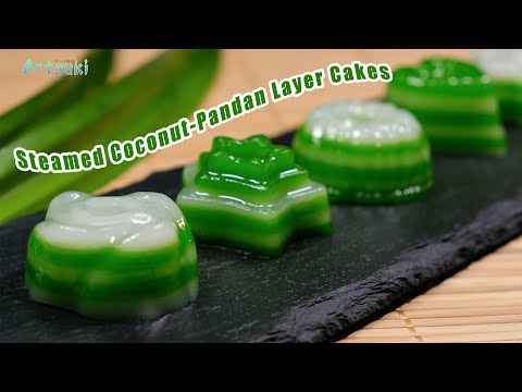 Herbal, Smooth, Silky 🌿 Can’t Have Enough | Asian Steamed Layer Cakes Recipe | Gluten Free | Vegan