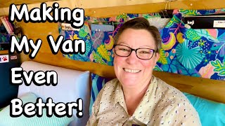 New upgrades & storage ideas | Solo Female Van Life