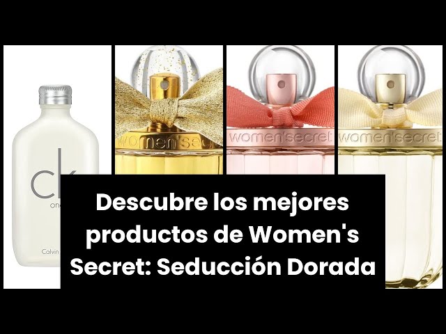 Vídeo relacionado con Women´secret Gold Seduction Perfumes de Mujer Eau de Parfum 100ml Fragancia Floral, Afrutada y Gourmand Regalo para Mujer