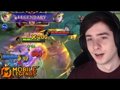 My First 20 Kills FREYA goes Crazy EX MOBA PRO learns Mobile Legends Bang Bang