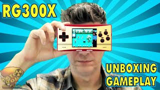Anbernic RG 300x Retro Handheld Unboxing and Gameplay