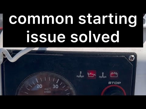 Yanmar engine starting issue (Marine Diesel)