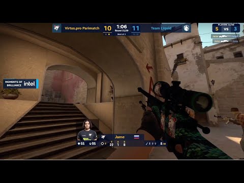 JAME TIME! DOUBLE ENTRY FRAG WITH AWP! - TEAM LIQUID vs VIRTUS PRO-IEM KATOWICE 2021- CSGOCLIPS
