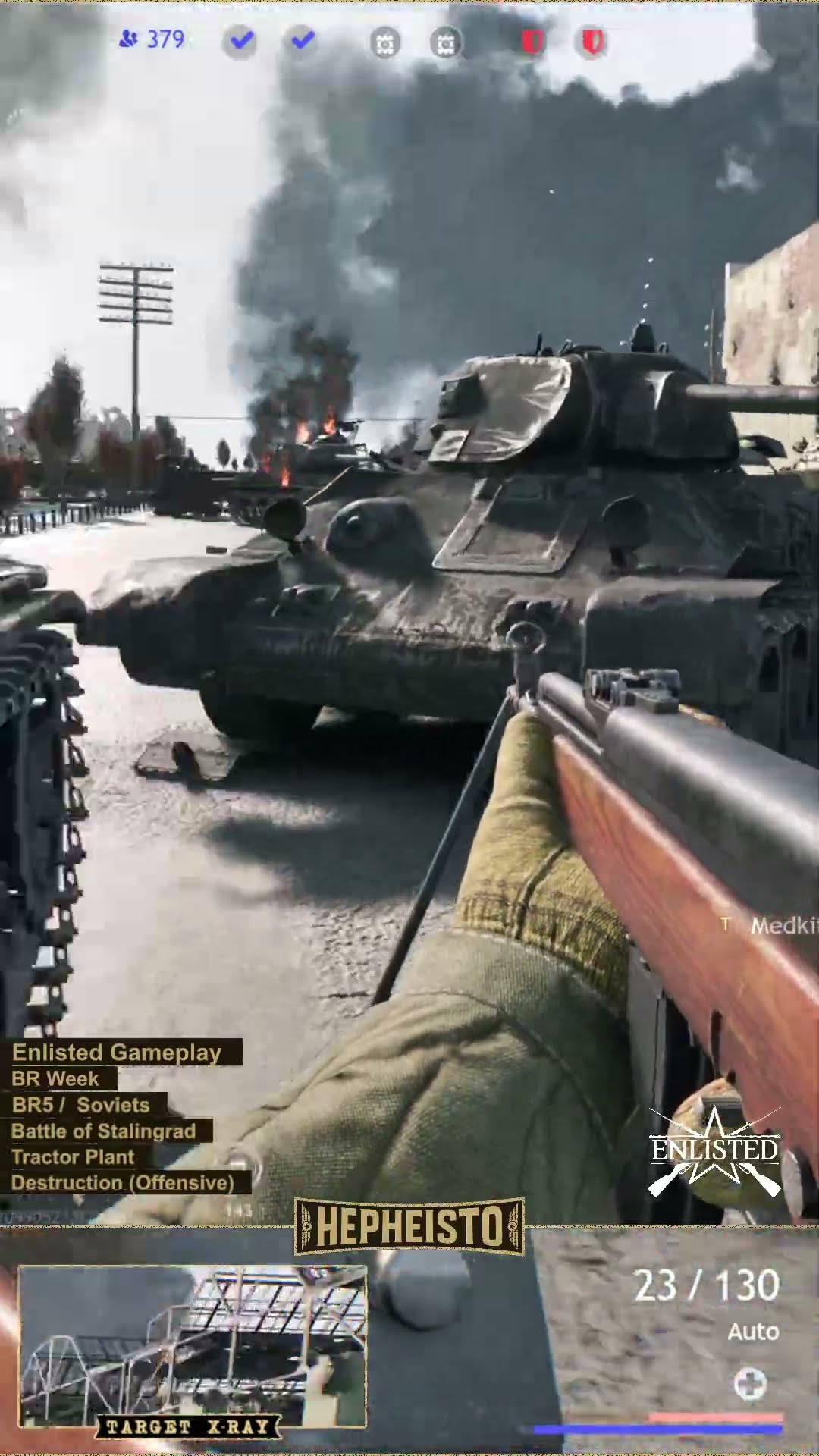 Assaulter eliminates Panzer IV G with Explosion Pack