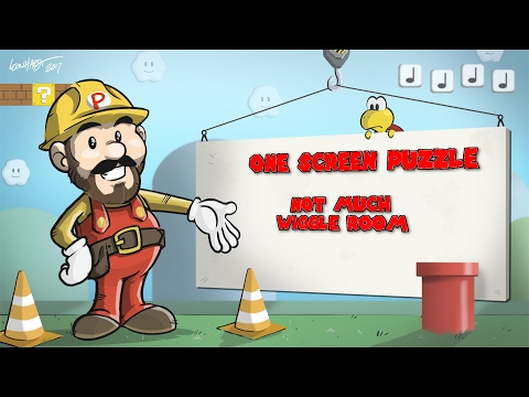 MARIO MAKER | Not much wiggle room!!! | One Screen Puzzle