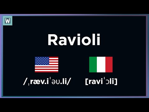 How to say Ravioli? What is Ravioli?  如何發音?