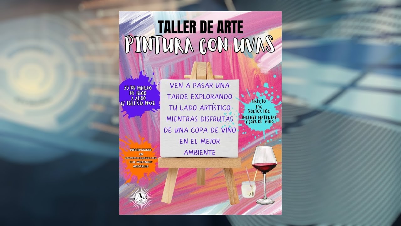 Arteatro13 propone “Pintura con Uvas”