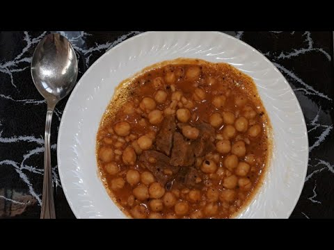 Ceci con sugo, grano e carne🍲Ricetta originale- Ricetta facile💯Ricette Turche✔️