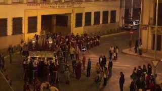 preview picture of video 'Procesión Cofradia de la Flagelacion Melilla Subida Residencia 2015'