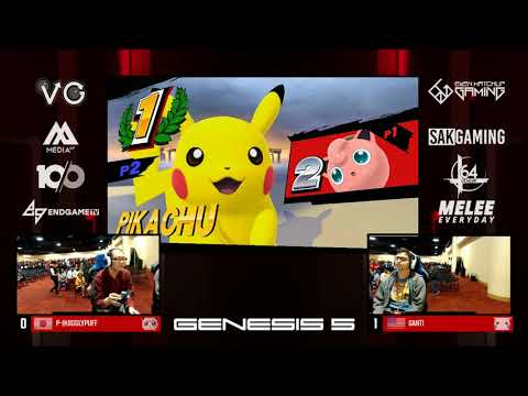Genesis 5 Day 1 - Wave A Pools - P-@Jigglypuff (Jigglypuff) vs Santi (Pikachu)