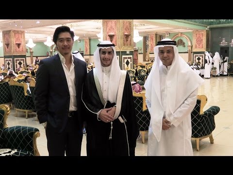 أجنبي أول مرة يحضر زواج سعودي!