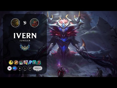 Ivern Jungle vs Graves - KR Challenger Patch 14.4
