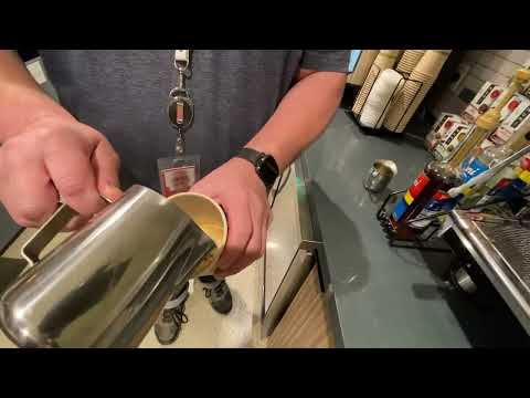 Latte process  - foam