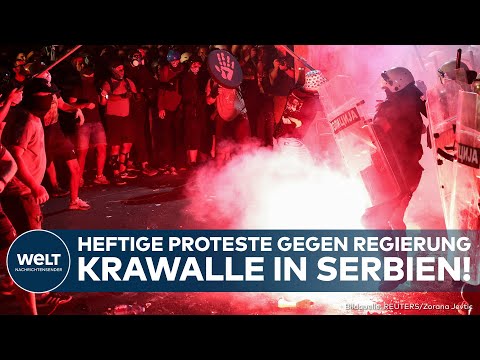 SERBIEN: Schlachten auf den Straßen! Erneut heftige Proteste gegen Regierung