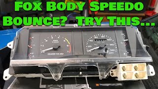 The 89G - Fox Body Mustang: Fixing My Speedometer Needle Bounce | DIY