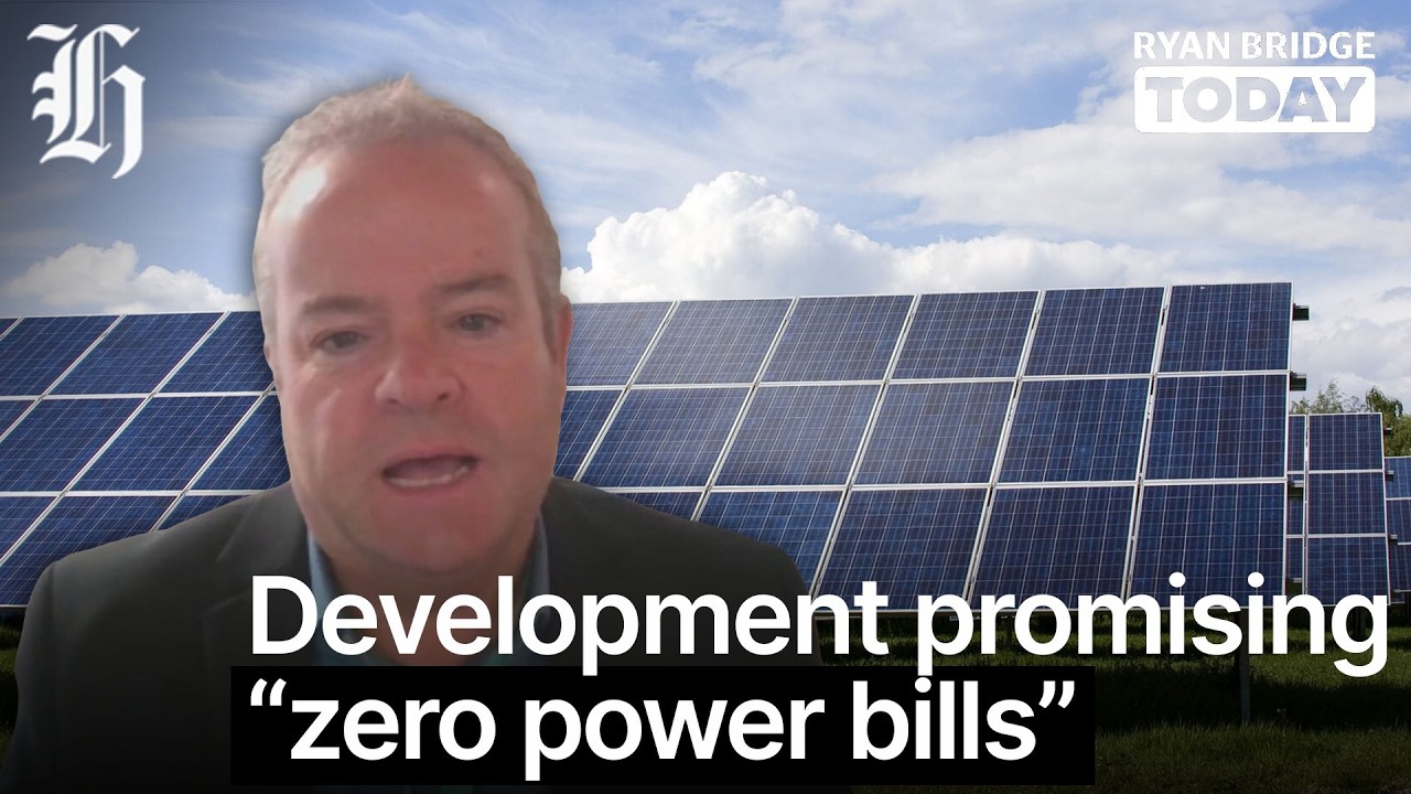 The new development promising 'zero power bills' | Ryan Bridge TODAY