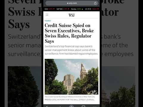 The MANY Problems with Credit Suisse #shorts #creditsuisse