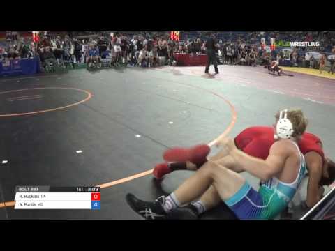 Junior GR 160 Round of 64 - Russell Rucklos (CA) vs. Austin Purtle (MO)