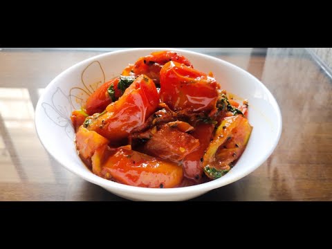 Healthy Tomato Slice Salad | Presented By Kajal Lata...