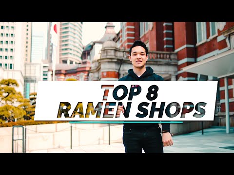 TOP 8 RAMEN SHOPS to eat at in TOKYO JAPAN!