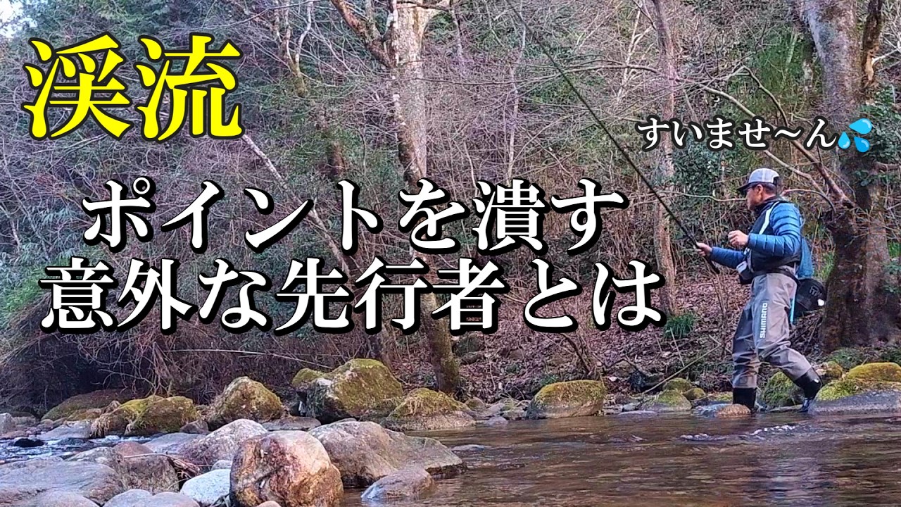 渓流釣り　低活性な渓魚を攻略【餌釣り】