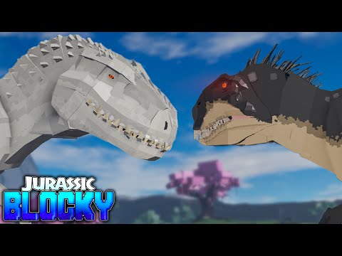 Indominus Rex VS Scorpios Rex Battle Of First Hybird's - Jurassic Blocky