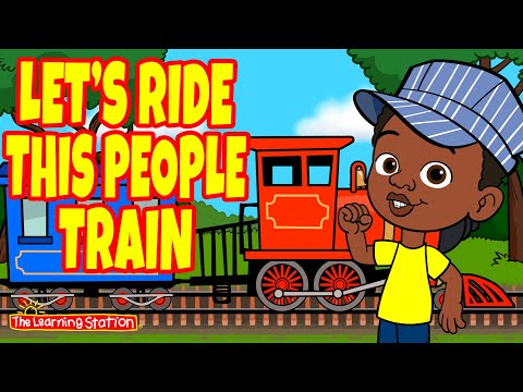 Let's Ride This People Train ♫ Toddler Learning Song ♫  Kids Songs by The Learning Station
