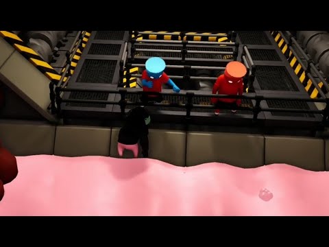 I got wrecked by teamers in gang beasts #gangbeasts 