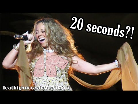 Singers having an EXTRA lung ~ Long notes compilation