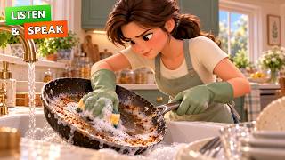 The Kitchen Is Too Messy | English Story | A2–B1