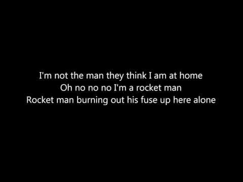 Rocket Man-Elton John (lyrics)