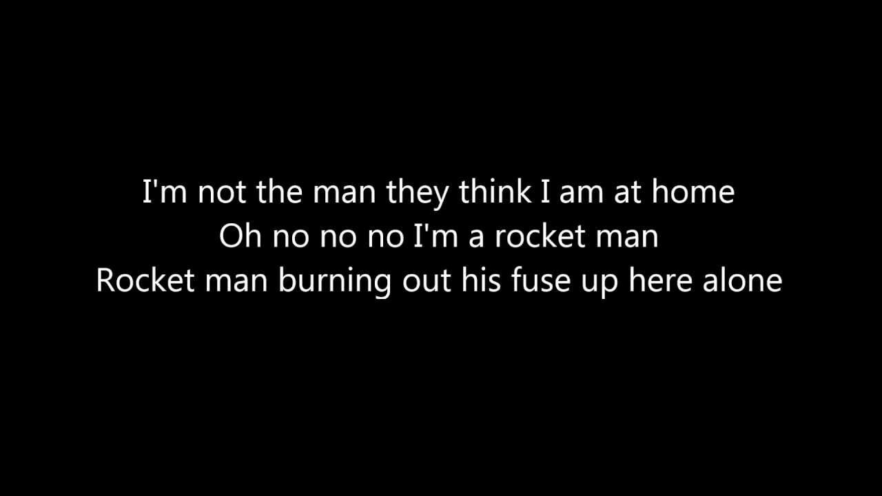 Rocket Man-Elton John (lyrics)