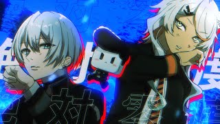 ハツキさんのかっこいい歌声とましゅーさんの爽やかな歌声最高ー!!!パフォーマンスやばーー!!バチバチにあちぃー!! の"何度も"からのサビの熱量パない。イラストもヤンキーマジかっけぇ卍 とうふ小僧カワッカッコイイ!!!(00:02:11 - 00:03:18) - 【スーパー治安悪く】絶対零度/なとりを歌ってみた- ver.白噛ましゅー×狼朗ハツキ¦absolute zero
