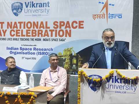 Principal District & Sessions Judge, Chhatarpur Shri. Ravindra Singh at Vikrant University, Gwalior.